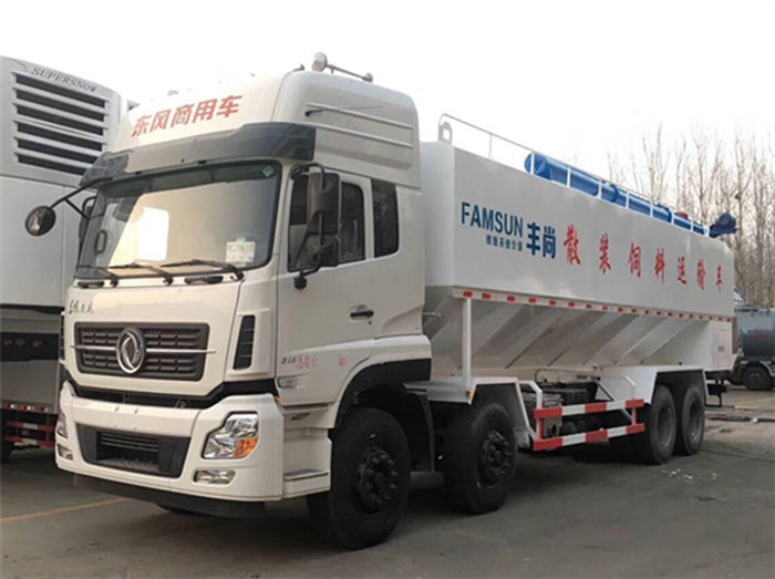 東風天龍45方散裝飼料車