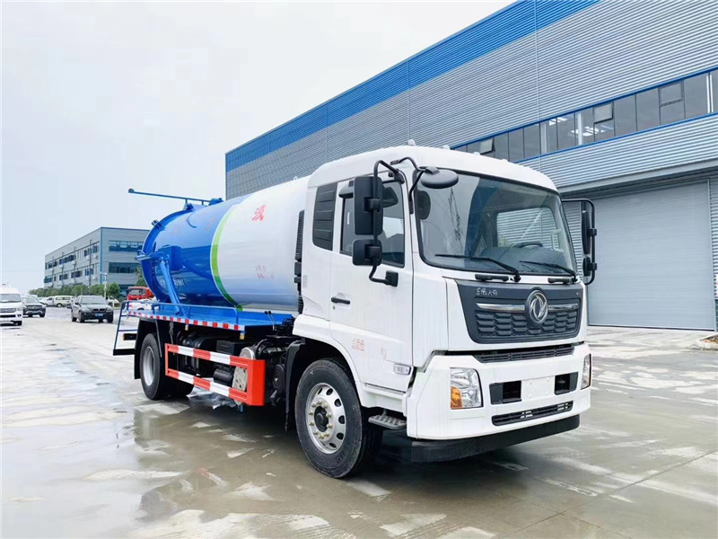 東風(fēng)天錦12方清洗吸污車可收集、中轉(zhuǎn)清理運(yùn)輸污泥、污水