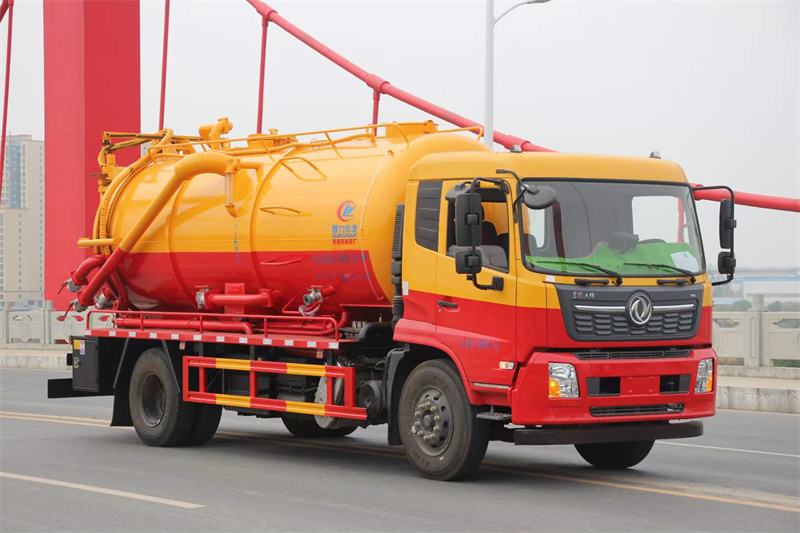 東風天錦15方清洗吸污車