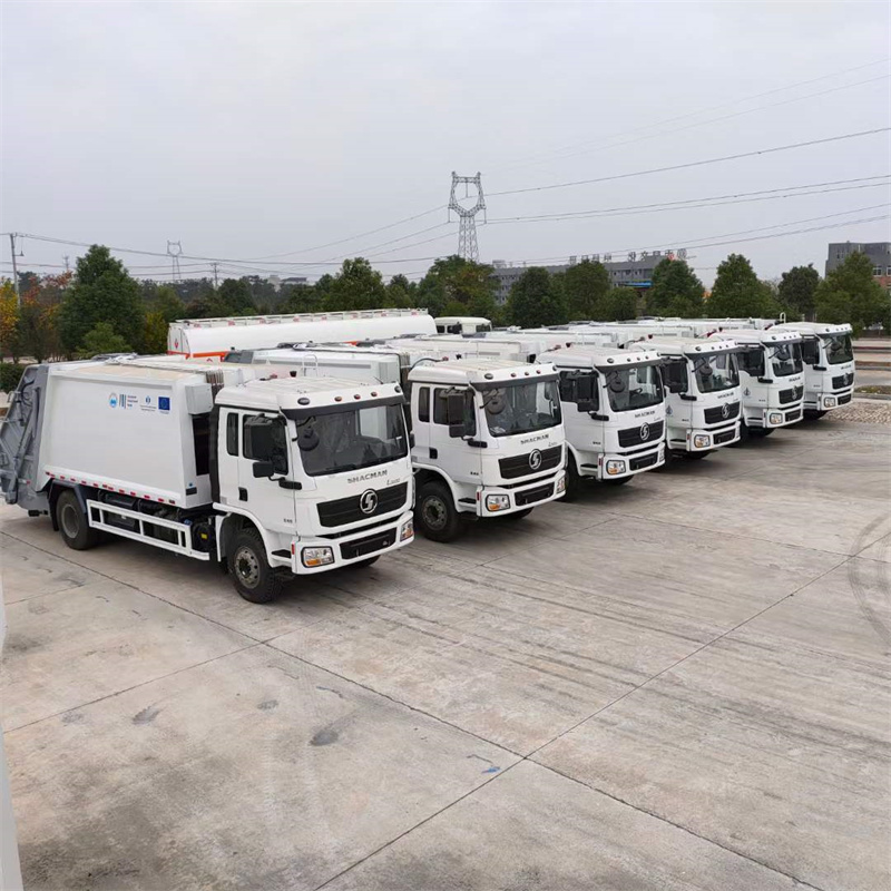 批量出口哈薩克斯坦的16立方壓縮垃圾車(chē)